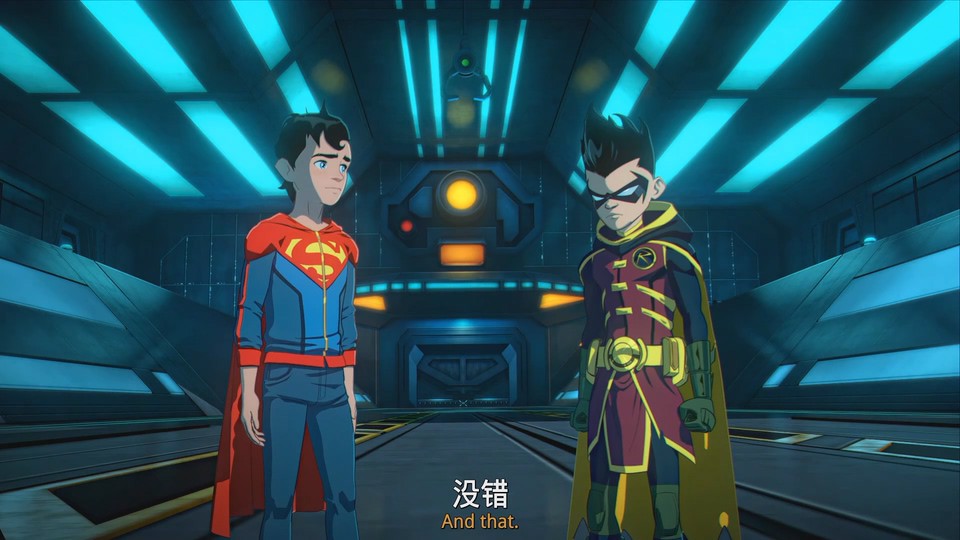 2022科幻动画《蝙蝠侠和超人：超凡双子之战》BD1080P.英语中英双字截图
