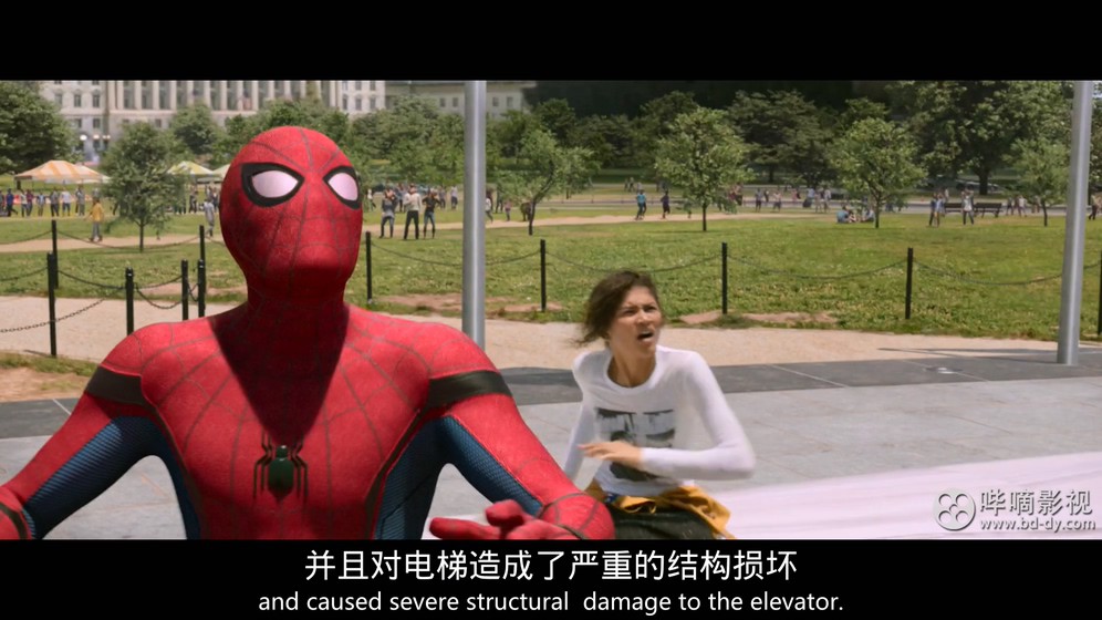 《蜘蛛侠：英雄归来》2017科幻冒险.HD720P&HD1080P.特效中英双字截图