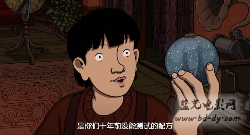 《阿薇尔与虚构世界》2015高分动画冒险.BD720P.法英双语.高清中字截图