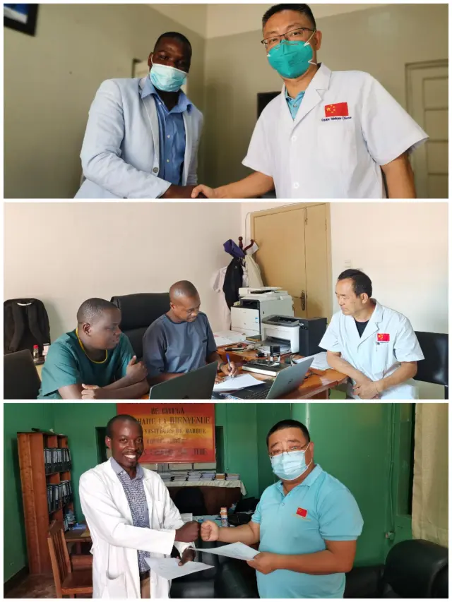 中国青海第20批援布隆迪医疗队向三所受援医院捐赠药品及医疗器械