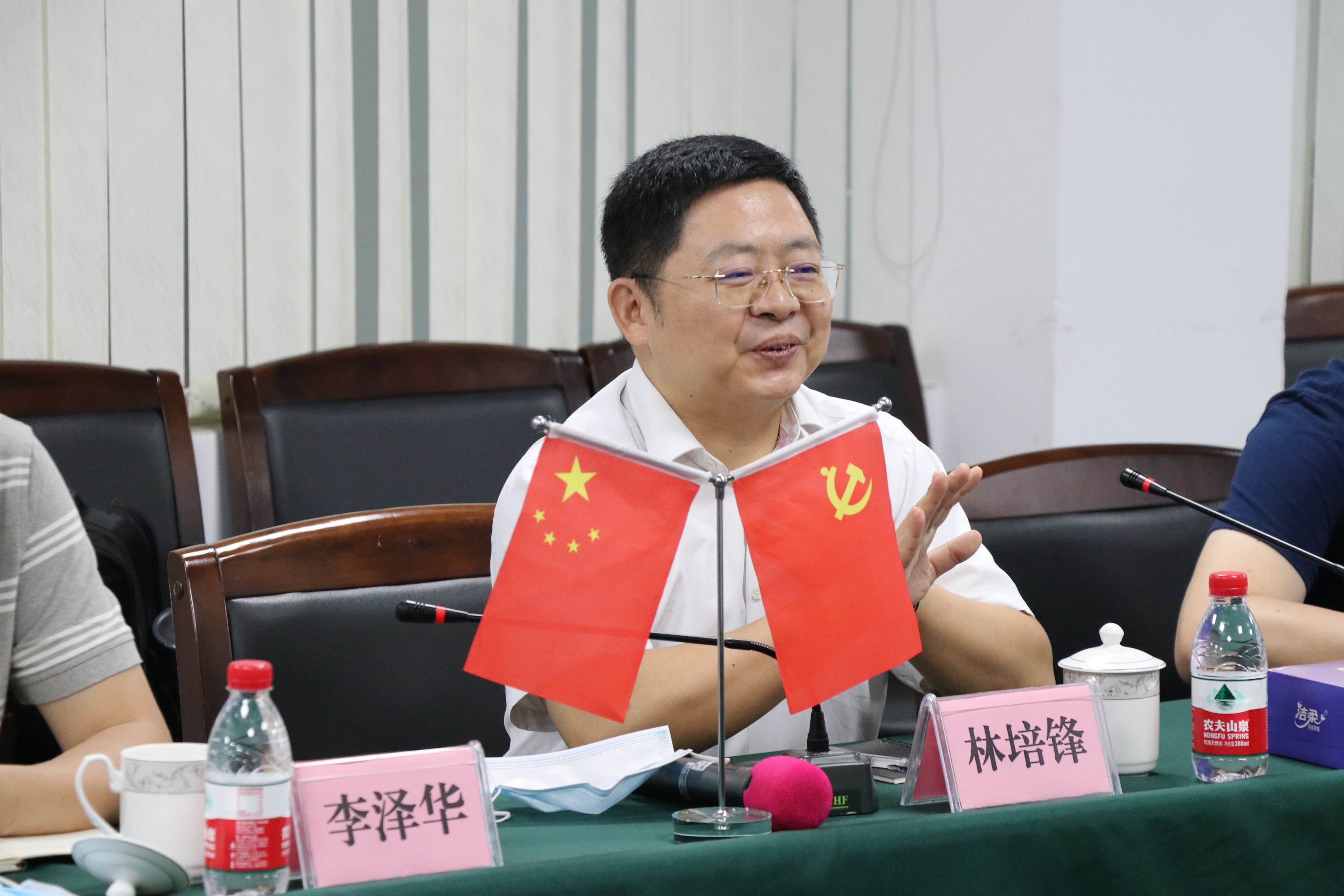 广晟集团党委委员,副总经理王如海带队到示范中心调研督导疫情防控