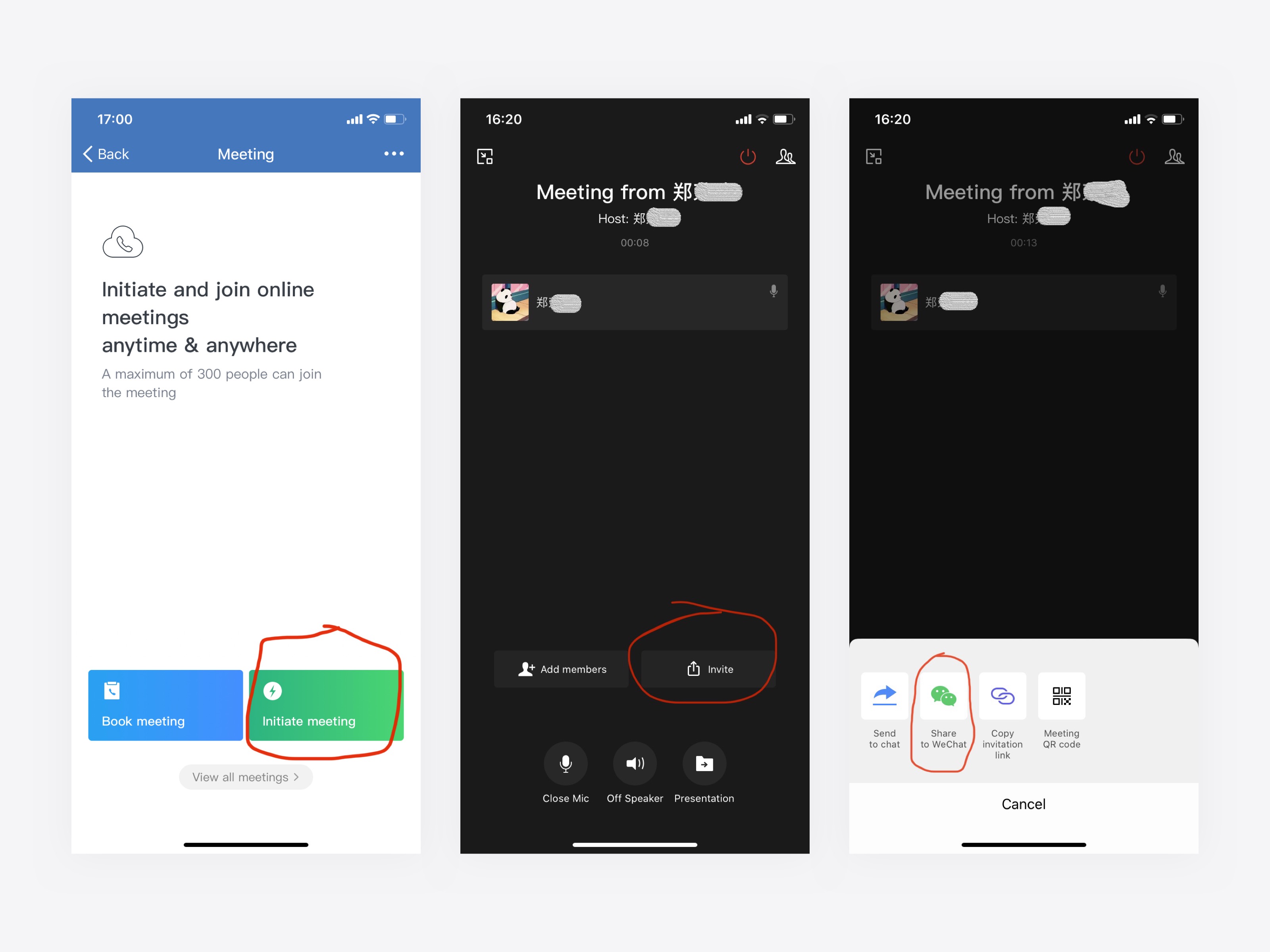 How do external contacts in WeChat join the meeting?-帮助中心-企业微信