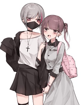晚上立场逆转的百合情侣