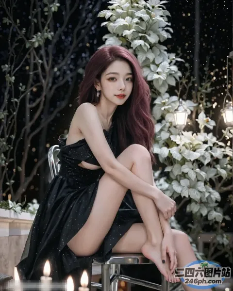 一个女人坐在桌子旁的椅子上的特写