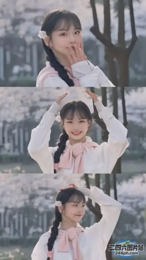 一位穿着白衬衫的长发女人的特写